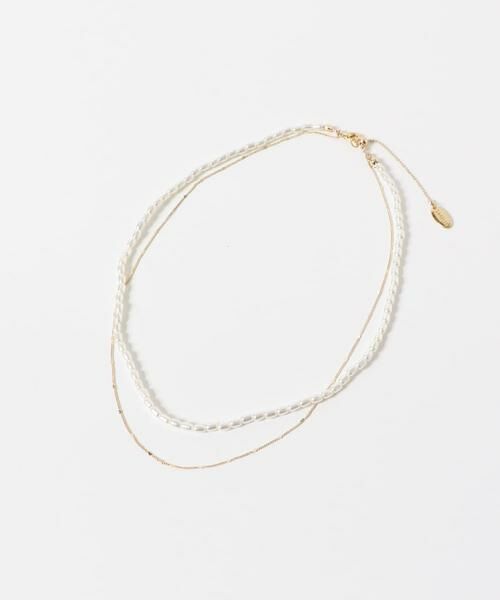 SMELLY / スメリー ネックレス・ペンダント・チョーカー | パールハートチェーンレイヤードネックレス | 詳細3