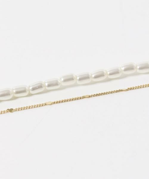 SMELLY / スメリー ネックレス・ペンダント・チョーカー | パールハートチェーンレイヤードネックレス | 詳細4