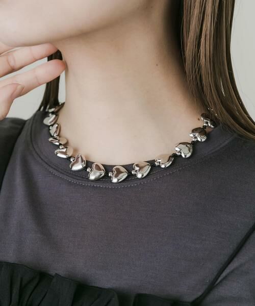 SMELLY / スメリー ネックレス・ペンダント・チョーカー | メタルハートチョーカーネックレス | 詳細3