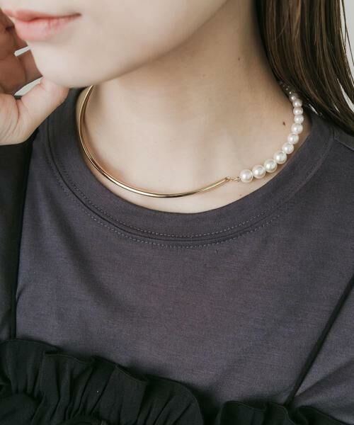SMELLY / スメリー ネックレス・ペンダント・チョーカー | グラデーションパールネックカフ | 詳細2