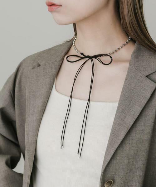 SMELLY / スメリー ネックレス・ペンダント・チョーカー | メタルボールダブルコードネックレス | 詳細2