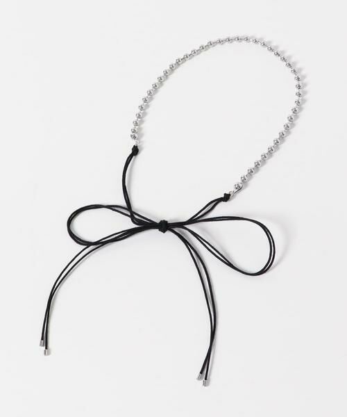 SMELLY / スメリー ネックレス・ペンダント・チョーカー | メタルボールダブルコードネックレス | 詳細5