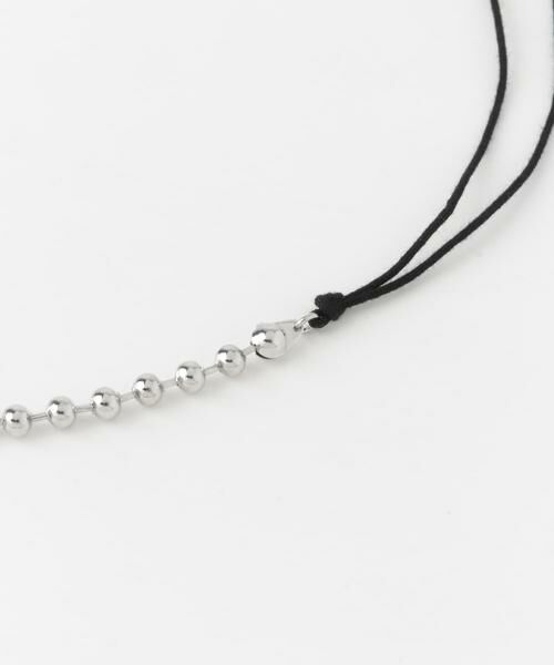 SMELLY / スメリー ネックレス・ペンダント・チョーカー | メタルボールダブルコードネックレス | 詳細6