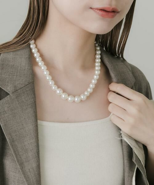 SMELLY / スメリー ネックレス・ペンダント・チョーカー | シアーリボンパールネックレス | 詳細6