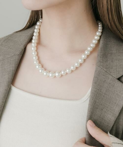 SMELLY / スメリー ネックレス・ペンダント・チョーカー | シアーリボンパールネックレス | 詳細7