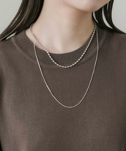 SMELLY / スメリー ネックレス・ペンダント・チョーカー | ボールチェーンレイヤードネックレス | 詳細1