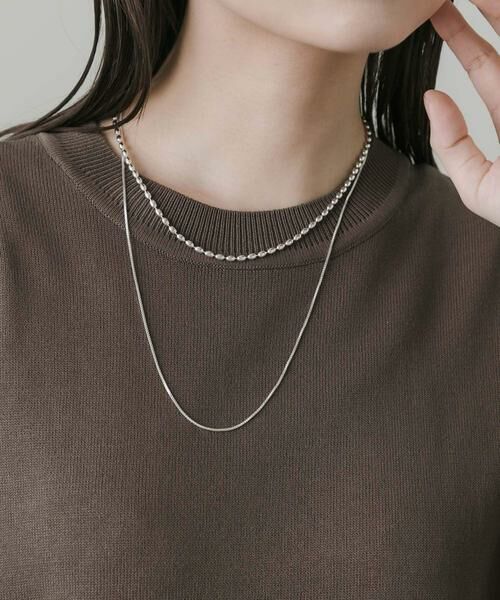 SMELLY / スメリー ネックレス・ペンダント・チョーカー | ボールチェーンレイヤードネックレス | 詳細2