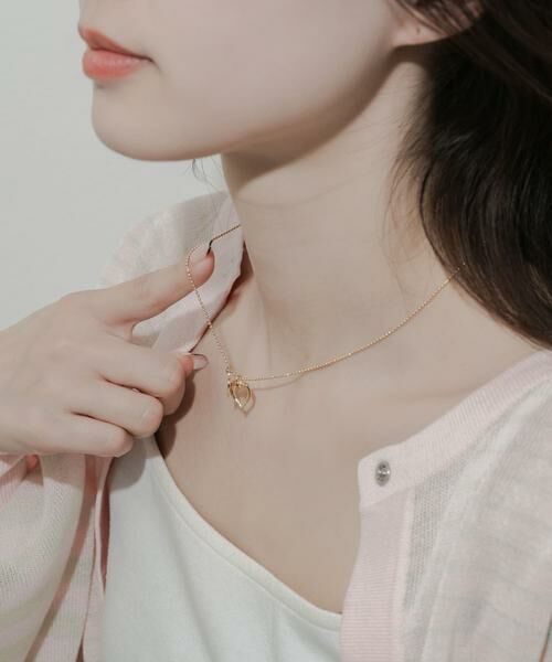 SMELLY / スメリー ネックレス・ペンダント・チョーカー | ダブルハートコインネックレス | 詳細2