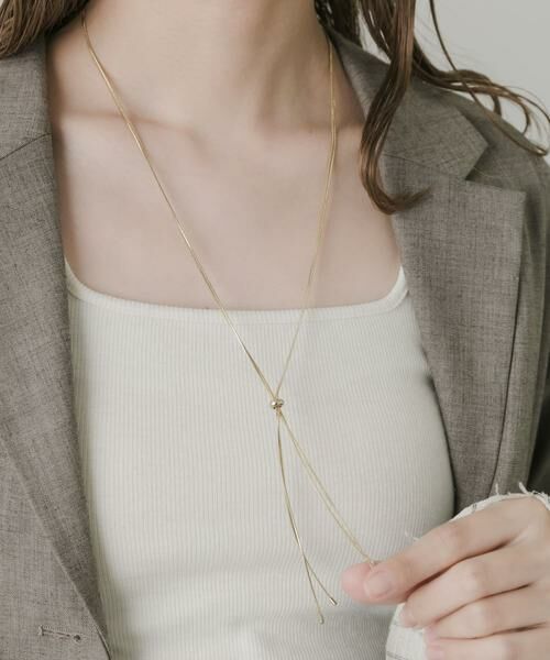 SMELLY / スメリー ネックレス・ペンダント・チョーカー | ダブルスネークスライドYネックレス | 詳細5