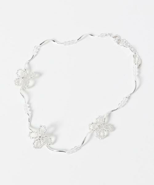 SMELLY / スメリー ネックレス・ペンダント・チョーカー | ビーズフラワーモチーフチョーカーネックレス | 詳細4