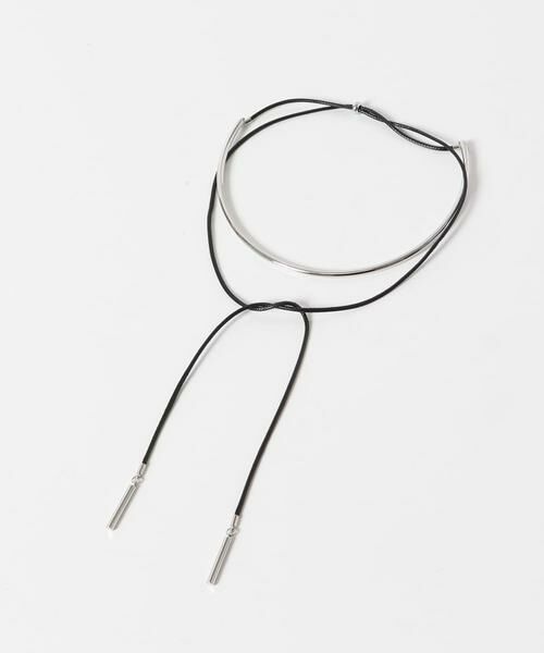 SMELLY / スメリー ネックレス・ペンダント・チョーカー | メタルカーブスライドチョーカーネックレス | 詳細5