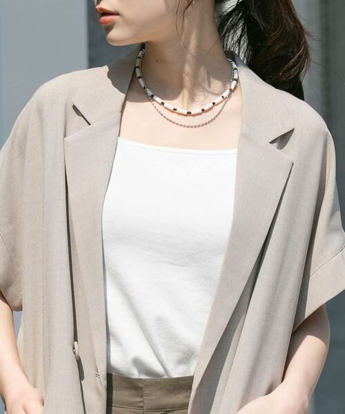 SMELLY / スメリー ネックレス・ペンダント・チョーカー | ビーズメタルボールレイヤードネックレス | 詳細1