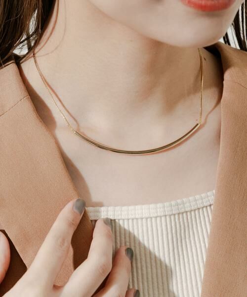 SMELLY / スメリー ネックレス・ペンダント・チョーカー | メタルカーブネックレス | 詳細2