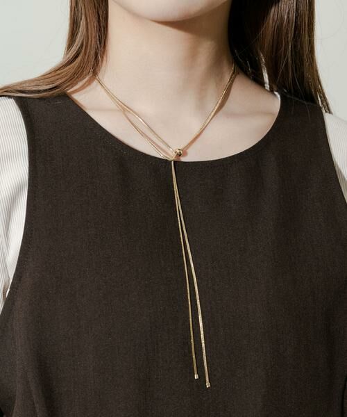 SMELLY / スメリー ネックレス・ペンダント・チョーカー | スネークチェーン2WAYスライドネックレス | 詳細1