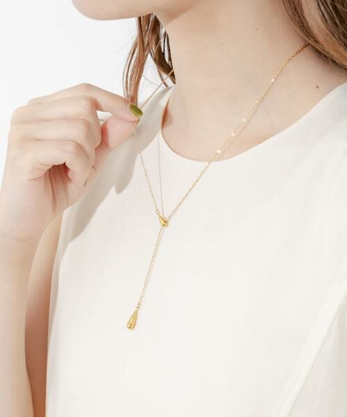 SMELLY / スメリー ネックレス・ペンダント・チョーカー | ステンレスドロップトップYネックレス | 詳細1