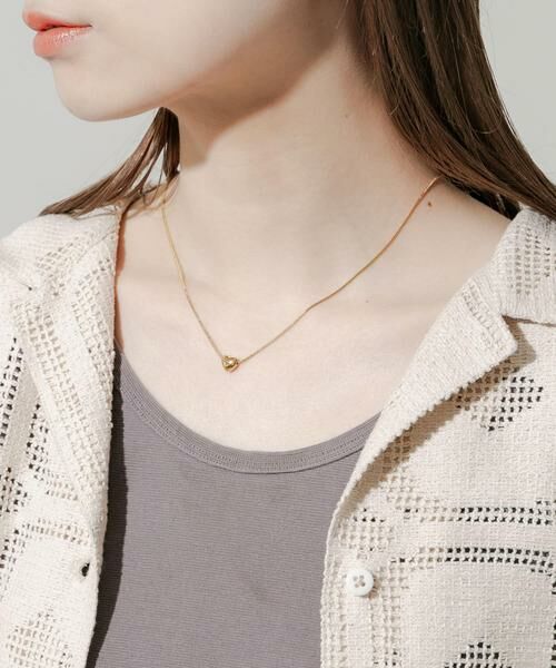 SMELLY / スメリー ネックレス・ペンダント・チョーカー | ステンレスハートトップネックレス | 詳細3