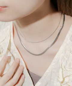 SMELLY / スメリー ネックレス・ペンダント・チョーカー | ステンレススネークチェーンレイヤードネックレス