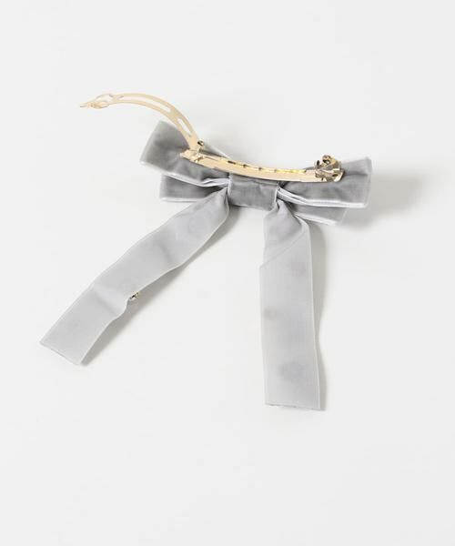 SMELLY / スメリー カチューシャ・カチューム・その他 | ビジューベロアリボンバレッタ | 詳細9