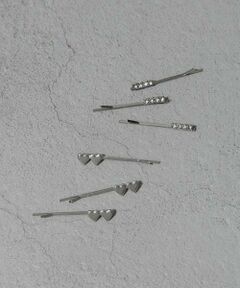 SMELLY / スメリー ヘアアクセサリー | ハートビジューマルチヘアピン