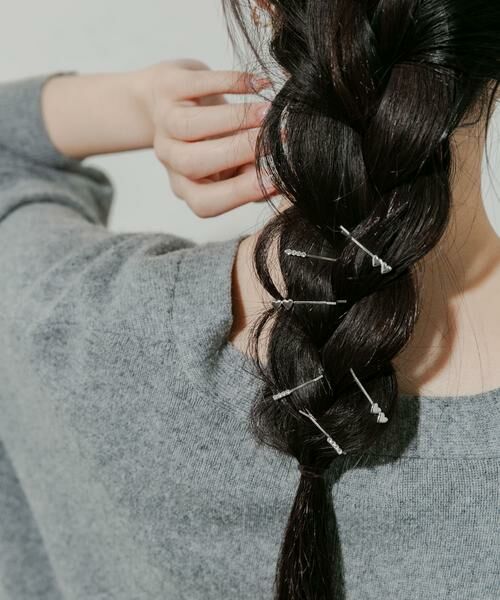 SMELLY / スメリー ヘアアクセサリー | ハートビジューマルチヘアピン | 詳細1