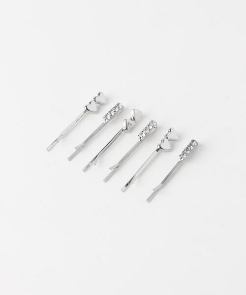 SMELLY / スメリー ヘアアクセサリー | ハートビジューマルチヘアピン | 詳細3