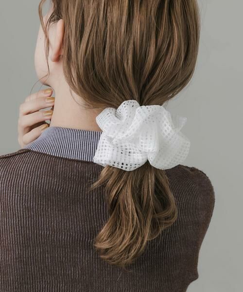 SMELLY / スメリー ヘアゴム・シュシュ | メッシュボリュームシュシュ | 詳細1