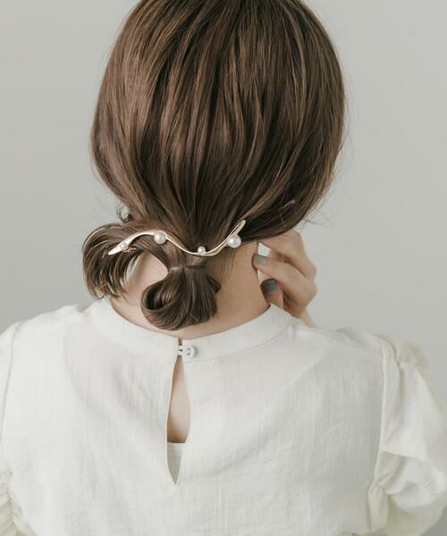 SMELLY / スメリー カチューシャ・カチューム・その他 | パールウェーブバレッタ | 詳細2