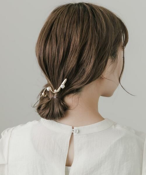 SMELLY / スメリー カチューシャ・カチューム・その他 | パールウェーブバレッタ | 詳細3