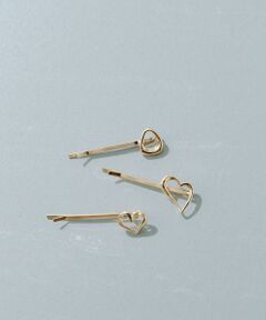 SMELLY / スメリー ヘアアクセサリー | ハート3セットヘアピン