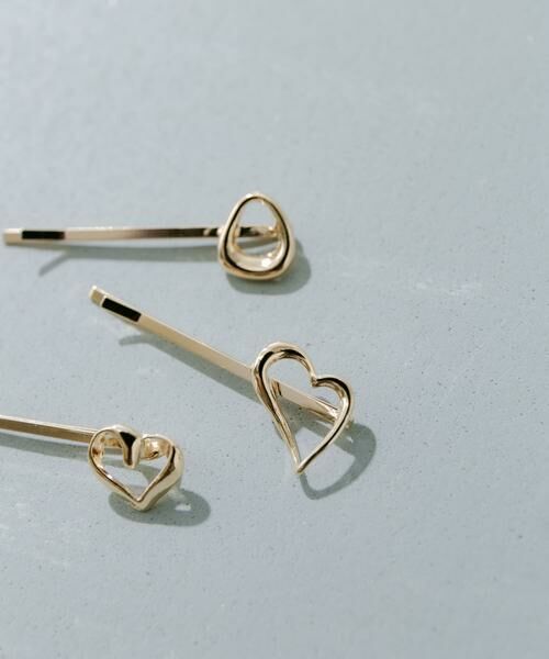 SMELLY / スメリー ヘアアクセサリー | ハート3セットヘアピン | 詳細1