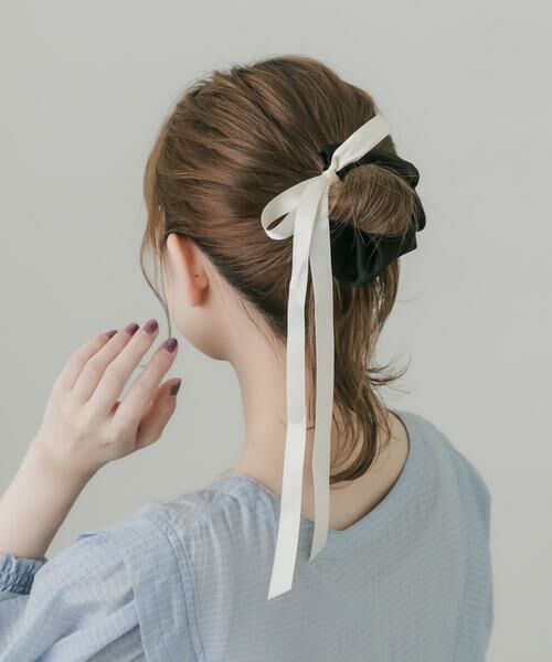 SMELLY / スメリー ヘアアクセサリー | マルチWAYバイカラーヘアリボン | 詳細1