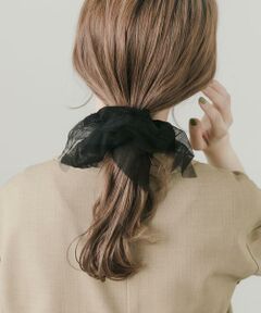 SMELLY / スメリー ヘアゴム・シュシュ | チュールレーススクエアシュシュ