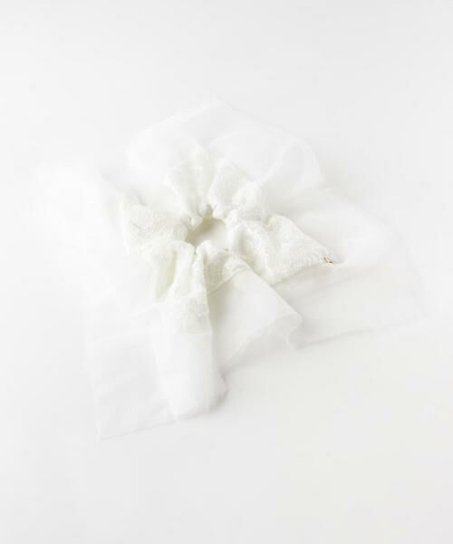 SMELLY / スメリー ヘアゴム・シュシュ | チュールレーススクエアシュシュ | 詳細6