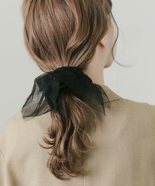 SMELLY / スメリー ヘアゴム・シュシュ | チュールレーススクエアシュシュ | 詳細8