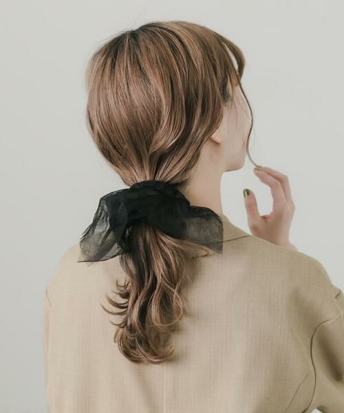 SMELLY / スメリー ヘアゴム・シュシュ | チュールレーススクエアシュシュ | 詳細11