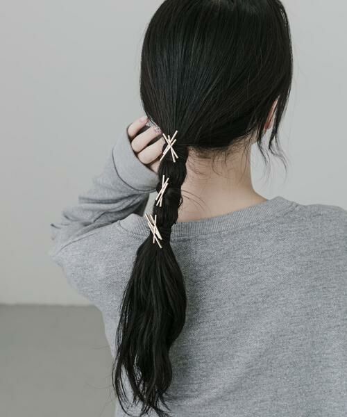 SMELLY / スメリー ヘアアクセサリー | メタルクロス3セットヘアカフ | 詳細2