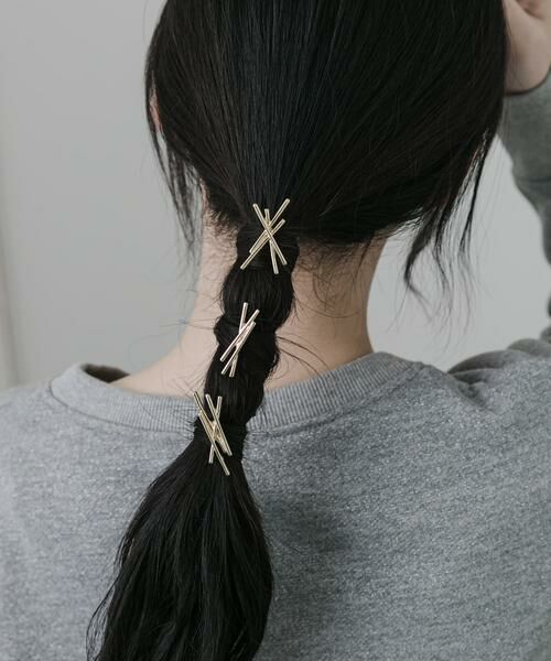 SMELLY / スメリー ヘアアクセサリー | メタルクロス3セットヘアカフ | 詳細5
