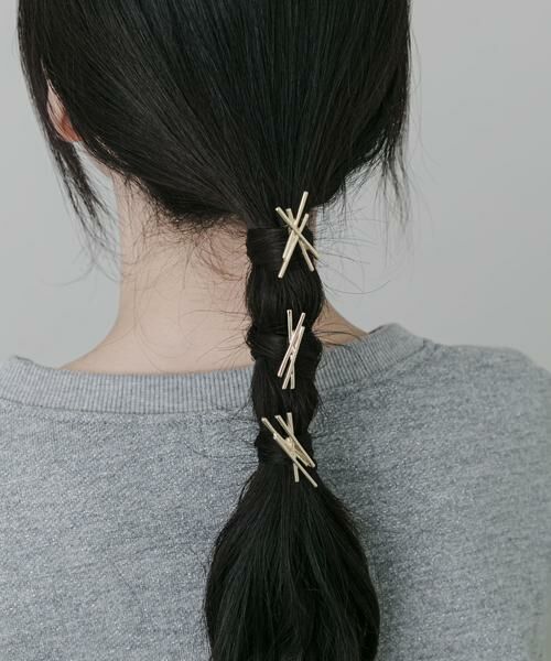 SMELLY / スメリー ヘアアクセサリー | メタルクロス3セットヘアカフ | 詳細6