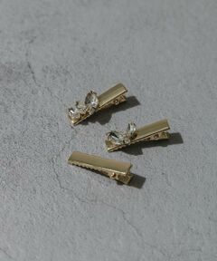 SMELLY / スメリー ヘアアクセサリー | ビジューメタル3セットピン