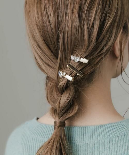 SMELLY / スメリー ヘアアクセサリー | ビジューメタル3セットピン | 詳細3