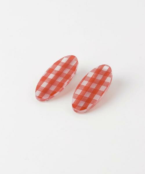 SMELLY / スメリー カチューシャ・カチューム・その他 | ギンガムチェック2セットピン | 詳細6