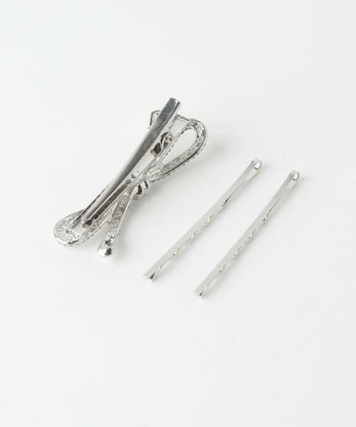 SMELLY / スメリー ヘアアクセサリー | ビジューリボンモチーフ3セットピン | 詳細6