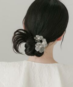 SMELLY / スメリー ヘアアクセサリー | メタルフラワー3セットヘアカフ