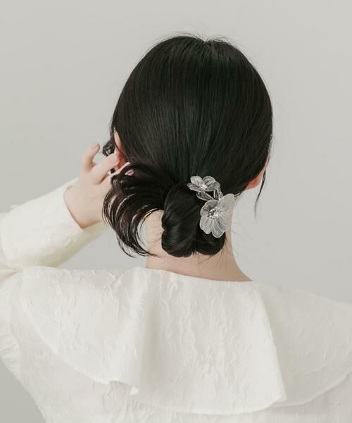 SMELLY / スメリー ヘアアクセサリー | メタルフラワー3セットヘアカフ | 詳細2