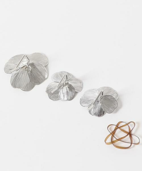 SMELLY / スメリー ヘアアクセサリー | メタルフラワー3セットヘアカフ | 詳細7