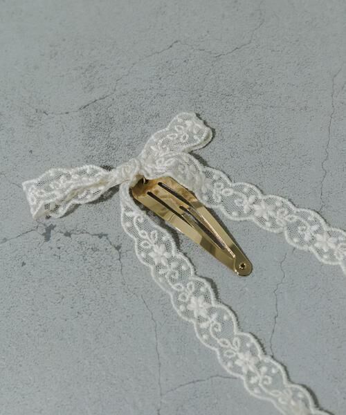 SMELLY / スメリー カチューシャ・カチューム・その他 | レースリボンヘアピン | 詳細2