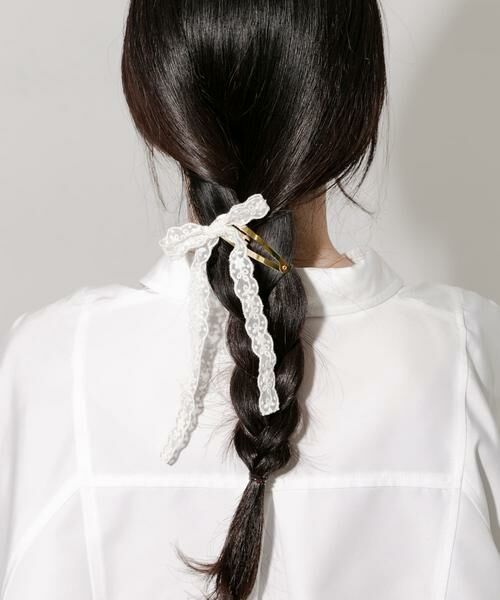 SMELLY / スメリー カチューシャ・カチューム・その他 | レースリボンヘアピン | 詳細5