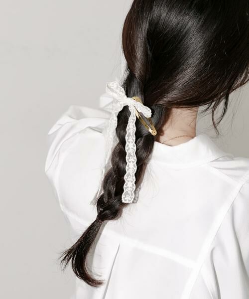 SMELLY / スメリー カチューシャ・カチューム・その他 | レースリボンヘアピン | 詳細6