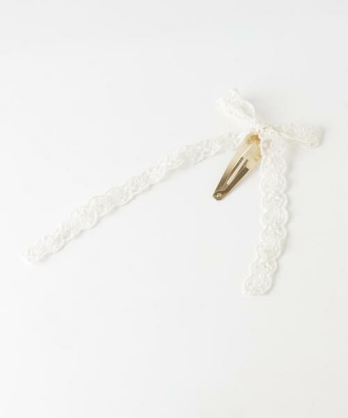 SMELLY / スメリー カチューシャ・カチューム・その他 | レースリボンヘアピン | 詳細7