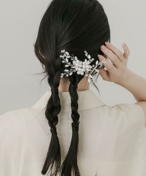 SMELLY / スメリー カチューシャ・カチューム・その他 | ビジューパールランダムドレスピン | 詳細1